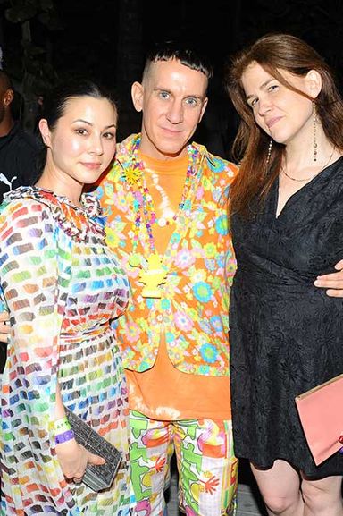 China Chow and Jeremy Scott at the Art Basel Opening Night Party hosted by Jeffrey Deitch, Tommy Hilfiger, and V magazine at the Raleigh Hotel.