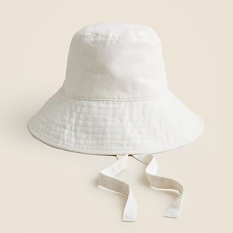 J.Crew Linen Bucket Hat