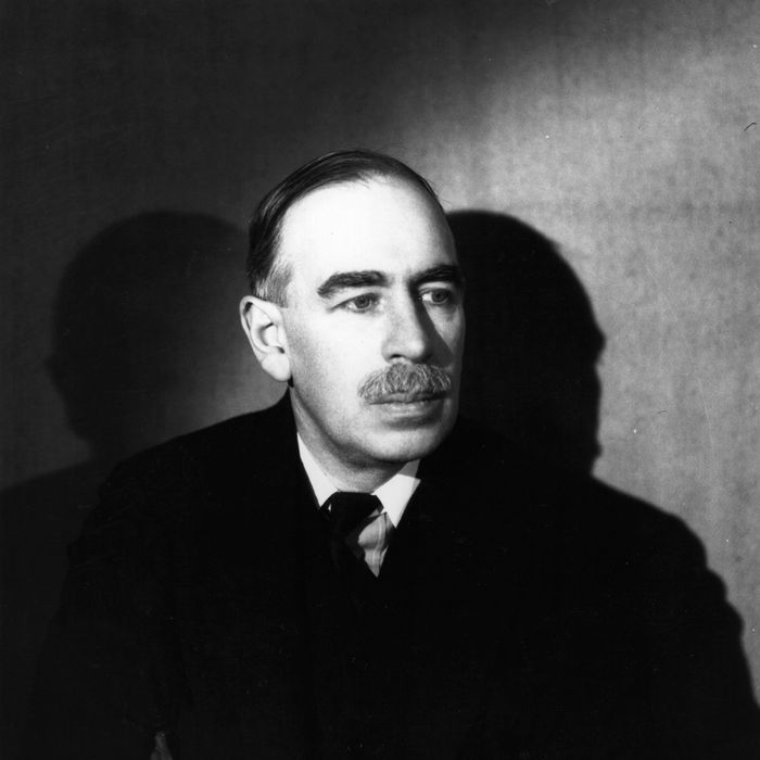 John Maynard Keynes (1883 - 1946) the British economist and member of the Bloomsbury set. He pioneered the theory of full employment. Original Publication: People Disc - HF0700 (Photo by Gordon Anthony/Getty Images)