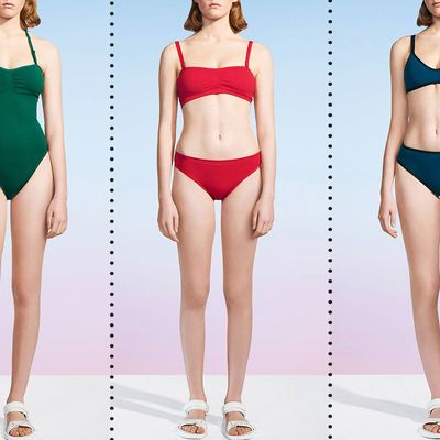 A Bunch of Expensive-Looking Uniqlo U Bathing Suits Are on Sale for $20  Right Now