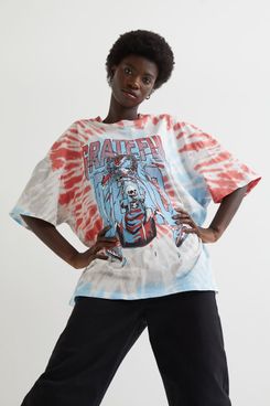 H&M Oversized Printed T-Shirt
