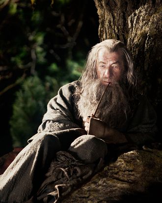 IAN McKELLEN as Gandalf in New Line Cinema’s and MGM's fantasy adventure “THE HOBBIT: AN UNEXPECTED JOURNEY,” a Warner Bros. Pictures release.