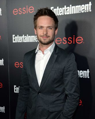 Actor Patrick J. Adams attends the Entertainment Weekly celebration honoring this year's SAG Awards nominees sponsored by TNT & TBS and essie at Chateau Marmont on January 17, 2014 in Los Angeles, California. 