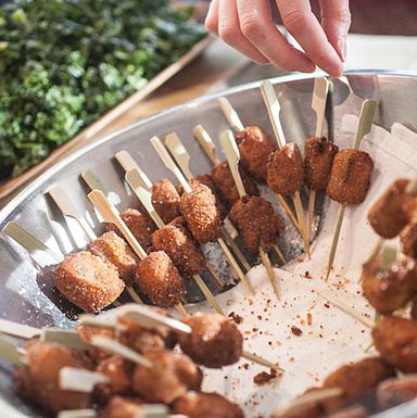 Shanna Pacifico's pork face nuggets.