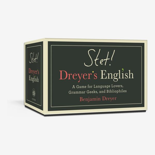 'Stet! Dreyer's English: A Game for Language Lovers, Grammar Geeks, and Bibliophiles'