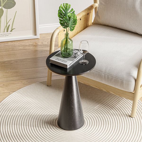 Wade Logan Bozovich Solid Wood End Table