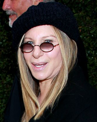 Actress Barbra Streisand attends Chanel's benefit dinner for the Natural Resources Defense Council's Ocean Initiative