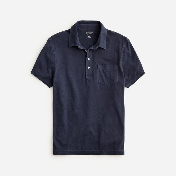 J.Crew Hemp-Organic Cotton Blend Polo Shirt