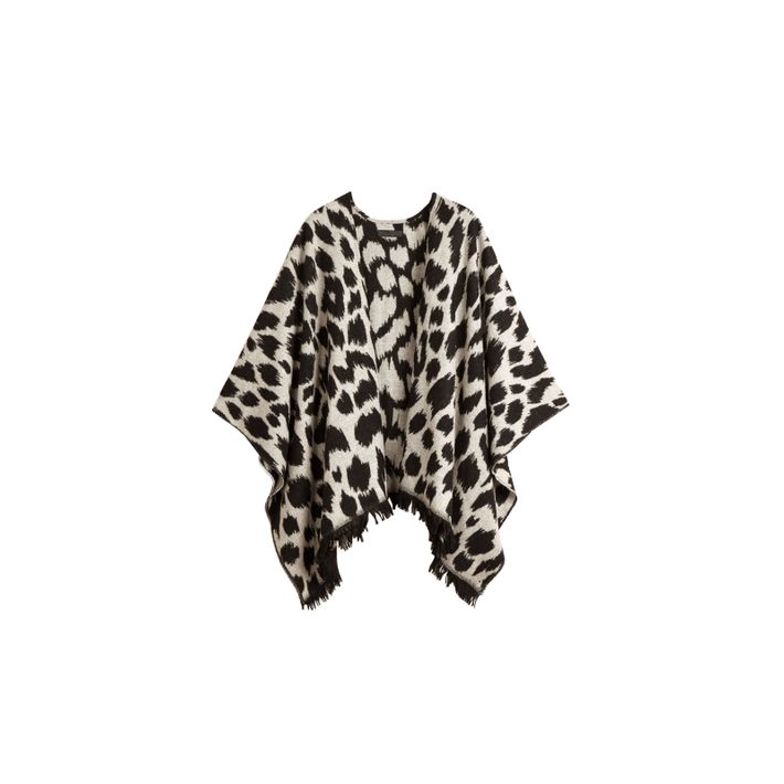 Burberry store print poncho