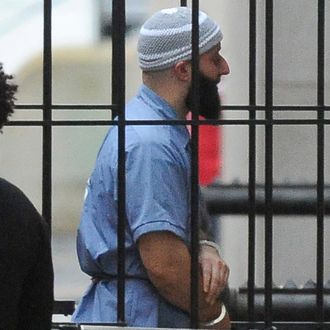 Adnan Syed enters Courthouse East in Baltimore prior to a hearing on Wednesday, Feb. 3, 2016 in Baltimore. The hearing, scheduled to last three days before Baltimore Circuit Judge Martin Welch, is meant to determine whether Syed's conviction will be overturned and case retried. (Barbara Haddock Taylor/The Baltimore Sun via AP) WASHINGTON EXAMINER OUT; MANDATORY CREDIT