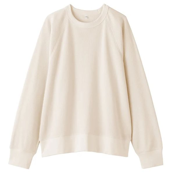Muji Waffle Crewneck T-Shirt