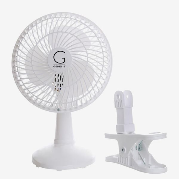 Genesis Indoor White Desk Fan