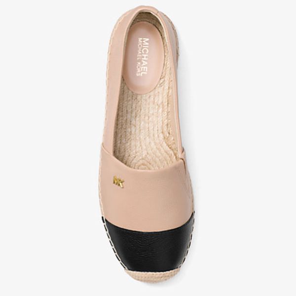 Michael Kors Kendrick Leather Slip-On Espadrille