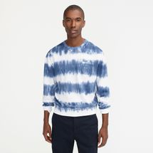 J.Crew Lightweight sunfaded french terry sweatshirt in tie-dye