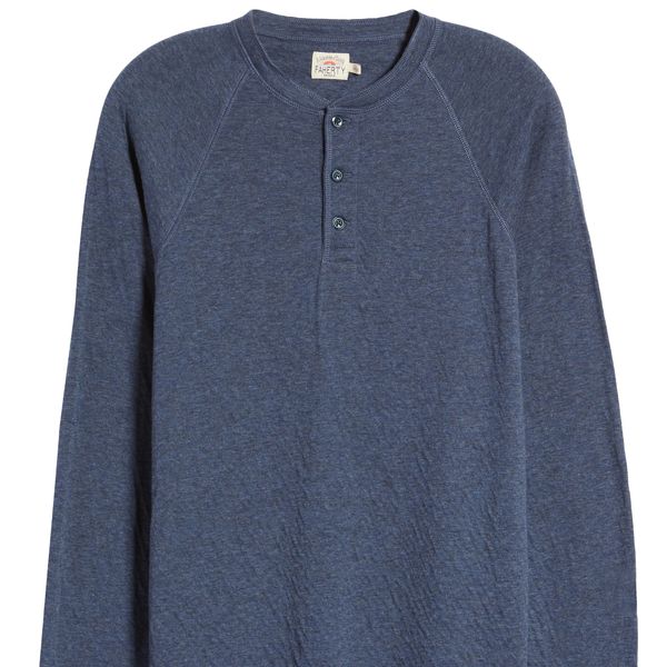 Faherty Cloud Long Sleeve Henley