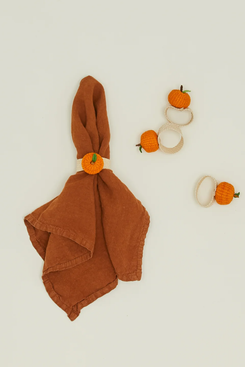 Myto Woven Fruit Napkin Ring - Orange