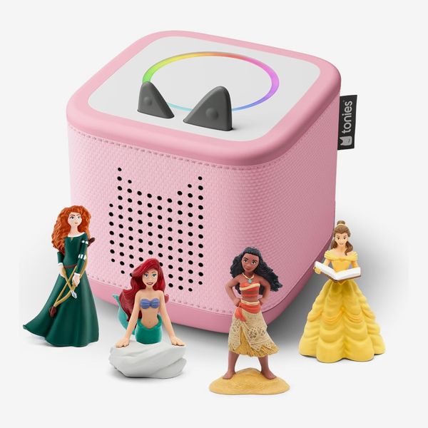 Toniebox 2 Audio Player Disney Princess Bundle with Ariel, Moana, Merida, and Belle - Cloud Pink