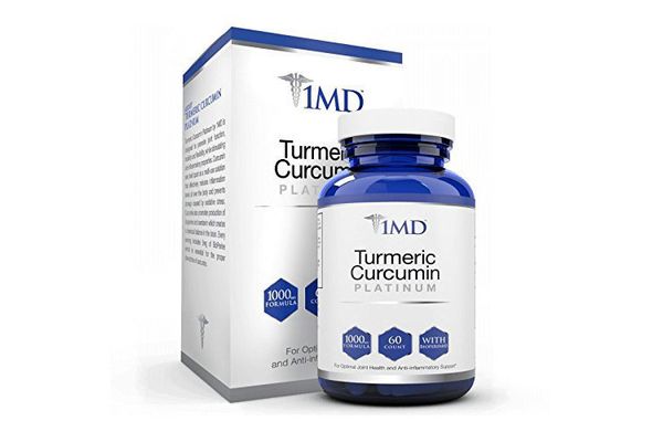 1MD Turmeric Curcumin Platinum, 60 Capsules