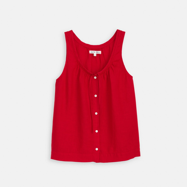 Alex Mill Sidney Top In Linen