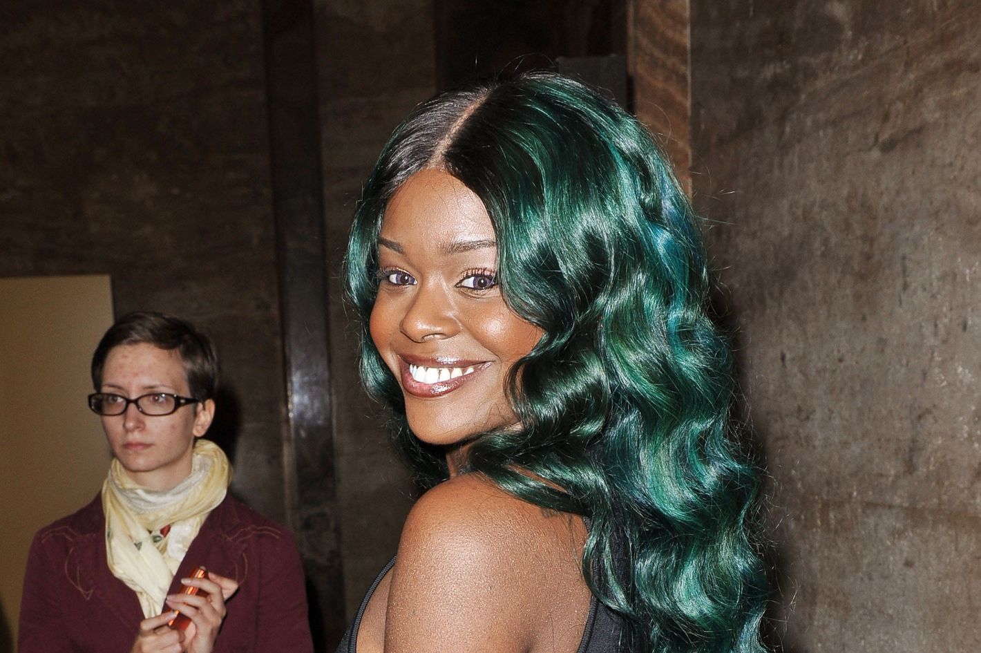 azealia banks green dress 'Definitely Boycotting' Dolce & Gabbana FBTOF_Dress
