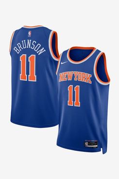 NBA Unisex New York Knicks Jalen Brunson Nike Blue Swingman Jersey - Icon Edition