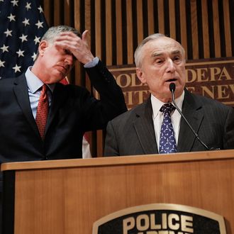 NYC Mayor And Police Commissioner Discuss Terrorism Preparedness