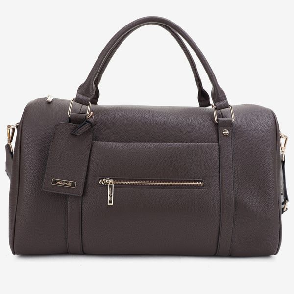 Mali + Lili Amber Vegan Leather Overnight Duffle Bag