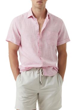 Rodd & Gunn Ellerslie Short Sleeve Linen Button-Up Shirt