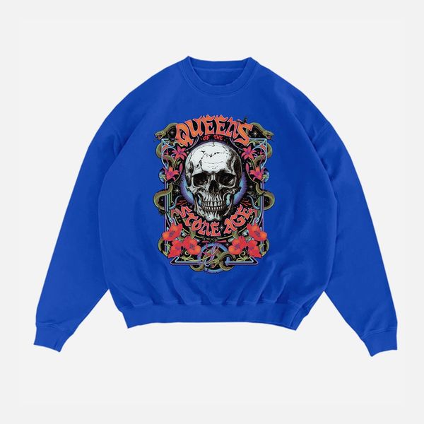 Queens of the Stone Age Skull Collage Crewneck