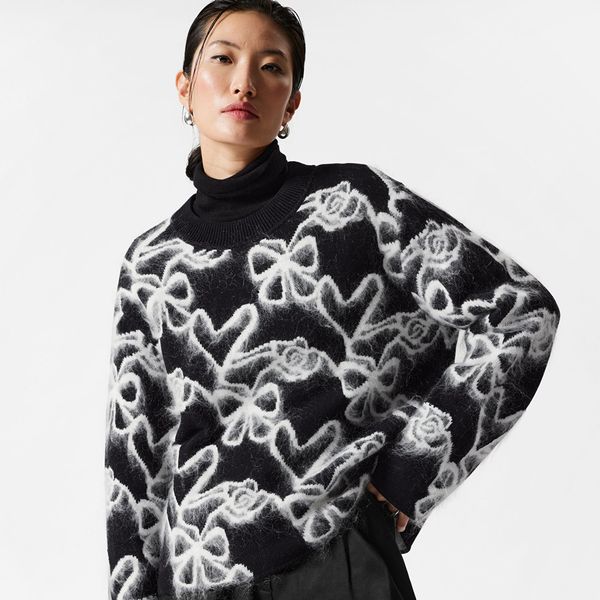 & Other Stories Patterned Intarsia-Knit Jumper