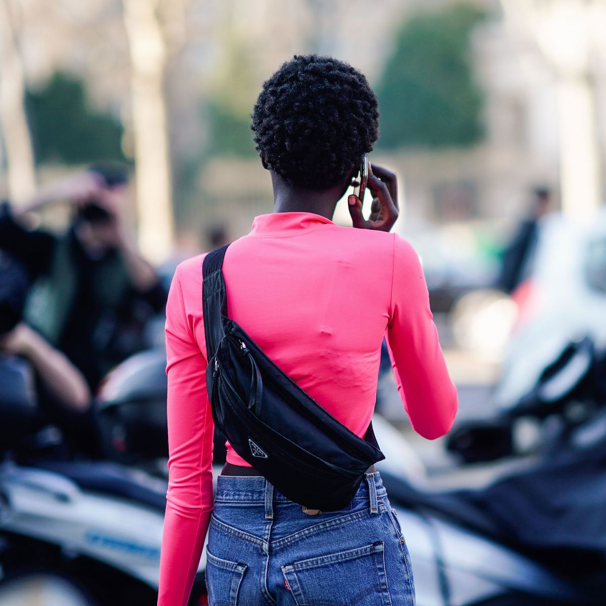 Women/'s Hip Bag Slim Bum Bag or Phone Carrier Pouch Belt Purse