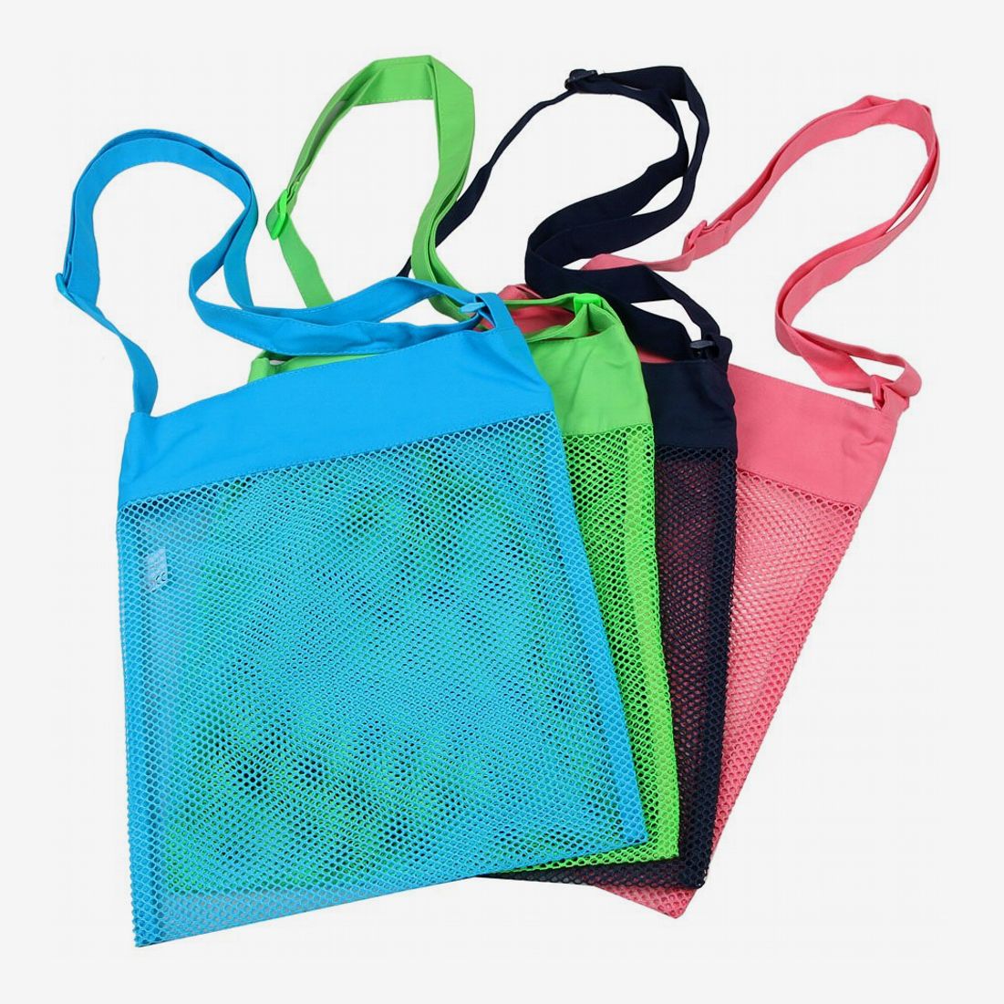 Family Picnic Pool fishing Mesh Beach Bags and Totes for Women,MOVTOTOP Oversized Mesh Beach Bags of 39L ，Beach Bag with Extra 8 Pockets Perfect to Carry All Items for Your Family to Beach