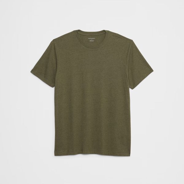 Banana Republic Factory Standard-Fit Premium Wash Crew-Neck T-Shirt Color