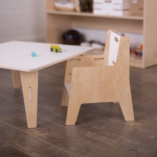 Sprout Adjustable Montessori Weaning Table and Chair Set