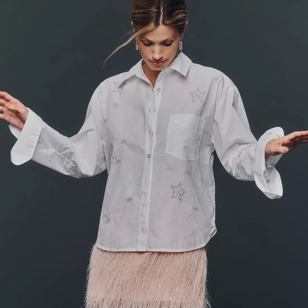 Maeve The Shrunken Bennet Button-down Shirt