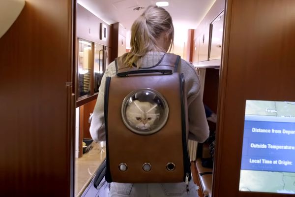 GINYICY Travel Pet-Carrier Backpack