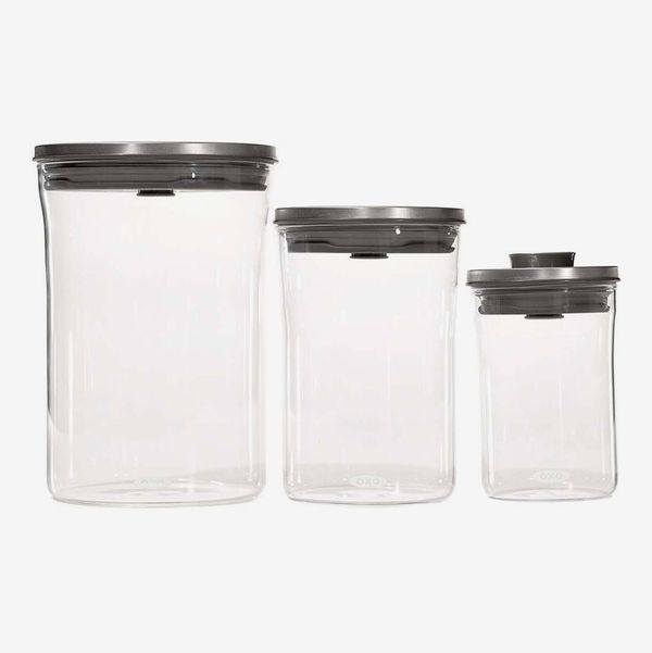 OXO Steel Graduated Pop Canister