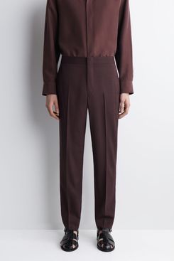 COS Fluid Wool Slim-Fit Pants