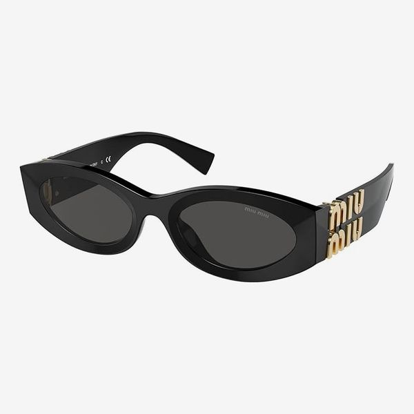 Miu Miu Woman Sunglasses Black Frame