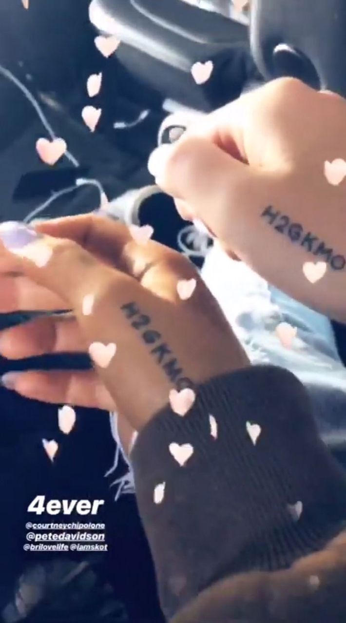 Ariana Grande and Pete Davidson Get Tattoos Together