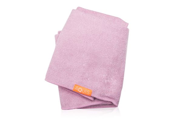 Aquis Lisse Luxe Hair Towel - Desert Rose