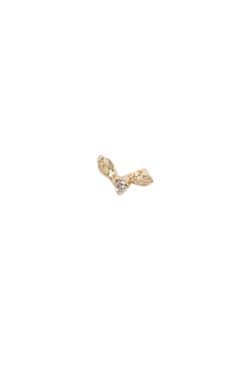 Laurie Fleming Hidden Fairy Earring - 14K White Gold (Single)