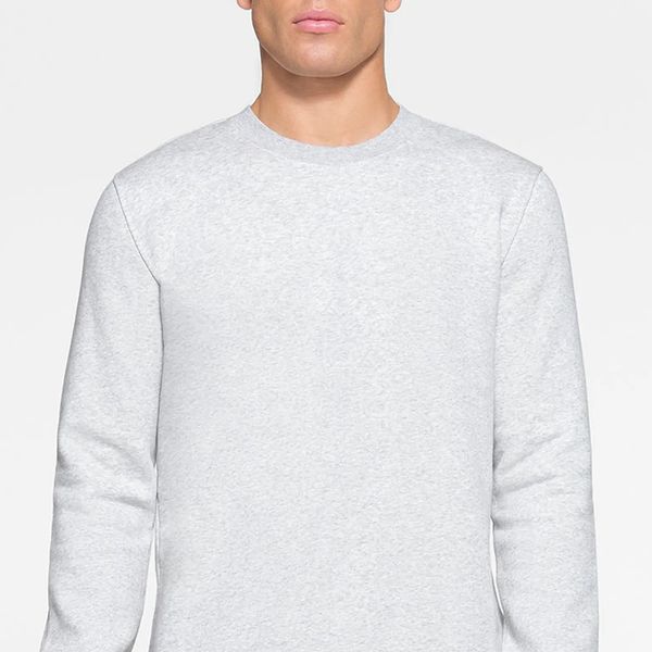 Skims Cotton Blend Crewneck Sweatshirt