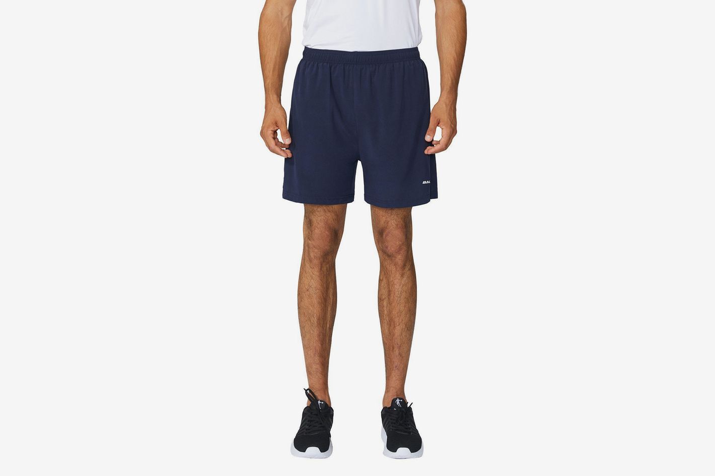 BALEAF Mens 7 Athletic Running Shorts Quick Dry Mesh Liner Back Zip Pocket