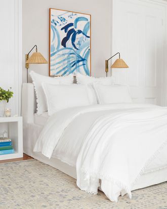 white sconces for bedroom