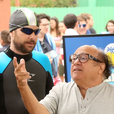 IT'S ALWAYS SUNNY IN PHILADELPHIA -- “The Gang Goes to a Water Park” – Season 12, Episode 2 (Airs January 11, 10:00 pm e/p) Pictured: (l-r) Charlie Day as Charlie, Danny DeVito as Frank. CR: Patrick McElhenney/FXX