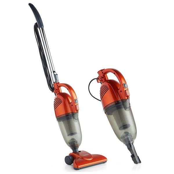 VonHaus 600W 2-in01 Corded Lightweight Upright Stick & Handheld Vacuum Cleaner with HEPA Filtration — Includes Crevice Tool & Brush Accessories