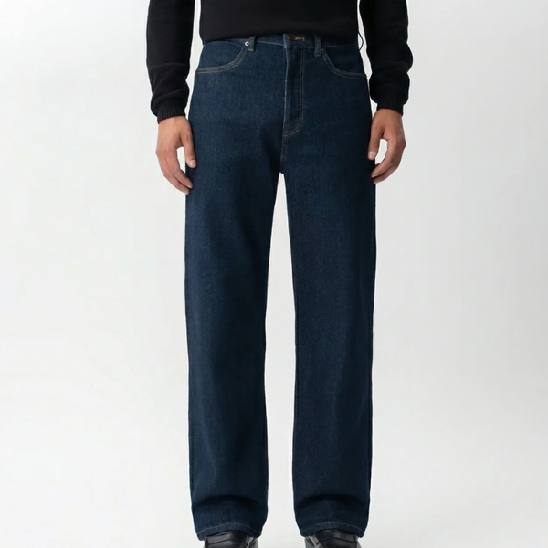 Nothings Something Wide FleeceDenim Winter Jeans