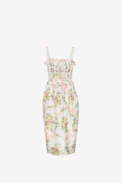 Brock Collection Palmira Floral Silk-Blend Dress