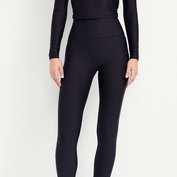 Old Navy Extra-High Waisted PowerSoft Boundless 7/8 Pocket Leggings – No Front Seam